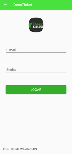 Android application DescTickets screenshort