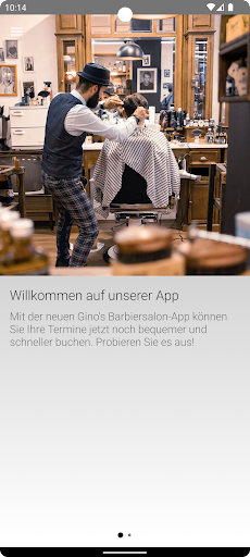 Ginos Barbiersalon Screen 3