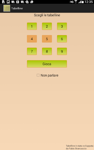 Tabelline Screen 3