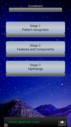 Constellations Quiz Screen 2
