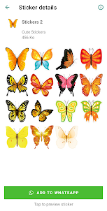 Stickers Butterfly - WASticker
