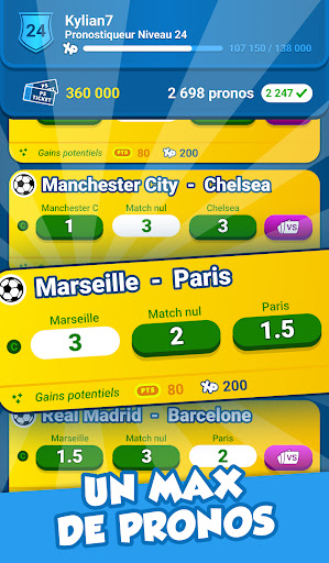 PronoStars Pronos foot sports