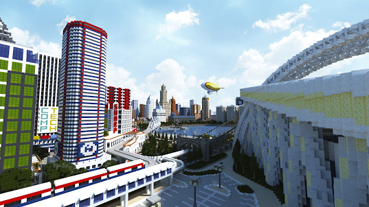 City Maps for Minecraft PE Mod