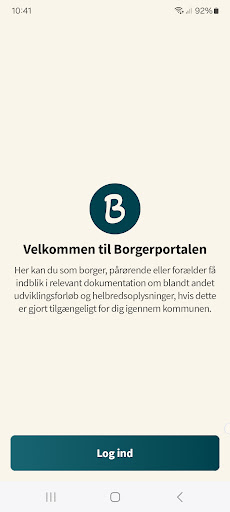 Android application Borgerportalen screenshort