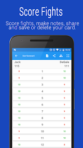 Fight Score (Boxing Scorecard)