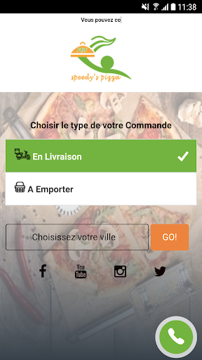 Android application Speedy s Pizza screenshort