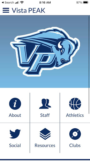 Android application Vista PEAK Preparatory screenshort
