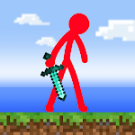 Cover Image of Download Stickman Fight In WorldCraft  APK
