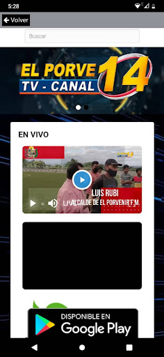 El Porve tv Canal 14 Screen 2