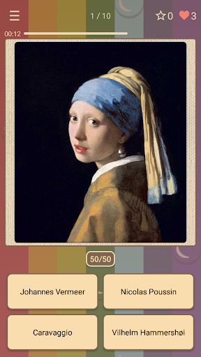 Android application Name The Artist: Painting Quiz screenshort