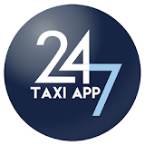24/7 taxi app icon