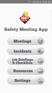 Safety Meeting App Unknown