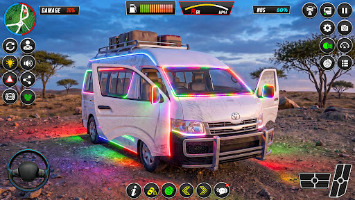 Mini Bus Coach Bus Driving 3D screenshot