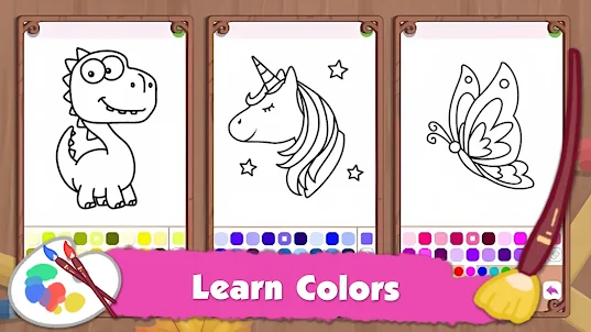 兒童塗色遊戲大全：Kids Coloring Games