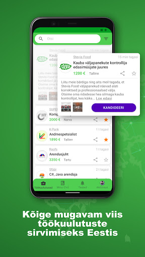 CVExpress Töökuulutused Eestis Screen 2