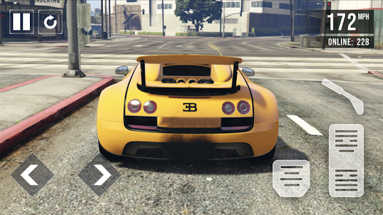 Driving Bugatti Game: GT Race