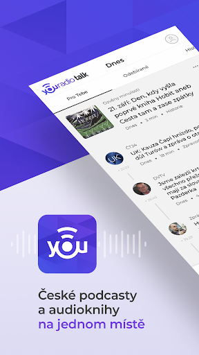 Android application Youradio Talk: podcasty screenshort