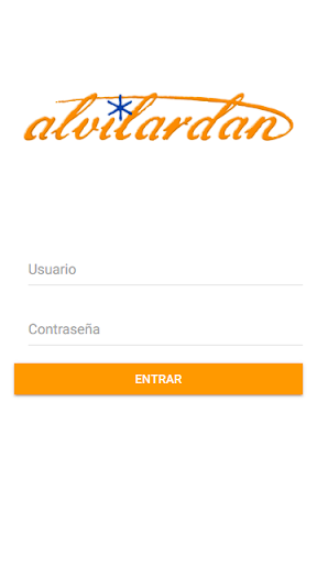 Android application ALVILARDAN PEDIDOS screenshort