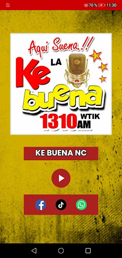 Android application La Ke Buena NC screenshort