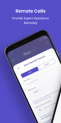 Android application Fixzy screenshort