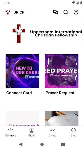 Android application Upperroom Int Christian fellow screenshort