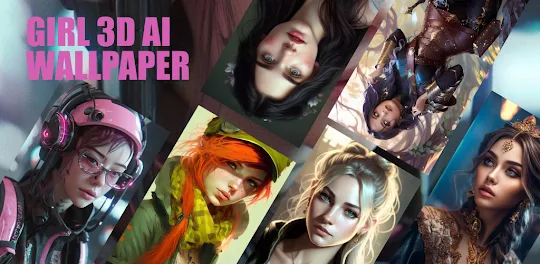 Girl 3D & 4D AI Wallpaper