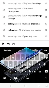 Samsung note 10 keyboard