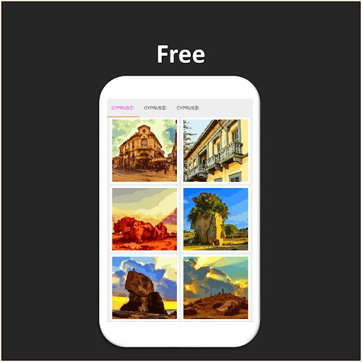 Color by Number - cyprus Screen 2