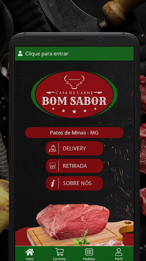 Android application Casa de Carne Bom Sabor screenshort
