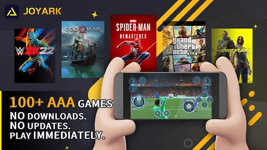 NOVO APP PARA JOGAR JOGOS DE PC E CONSOLES NO ANDROID - JoyArk 