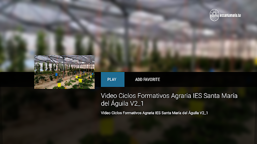 IES Santa María TV Screen 3