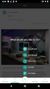 Captura de Pantalla 4 HERE Meetings android