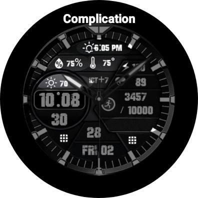 N-SPORT727 Hybird Watch Face screenshot 10