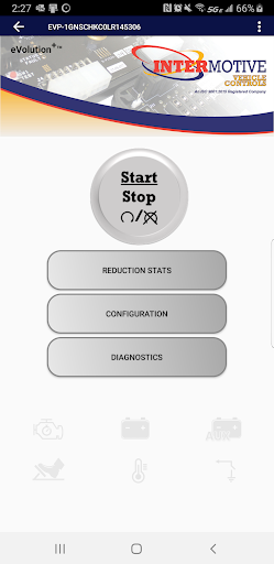 Android application eVolution+ screenshort