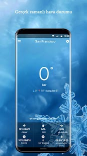 Hava durumu widget'ı Screenshot