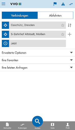 Android application VVO mobil screenshort