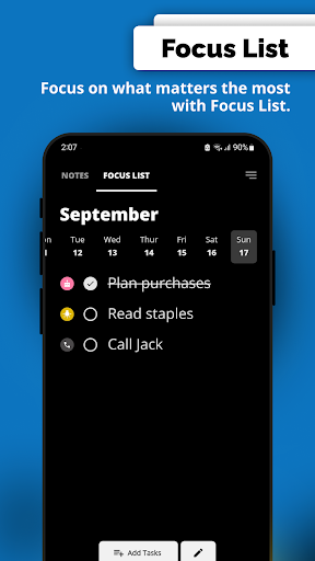 Screenshot of Notes Planner: To-do, Calendar