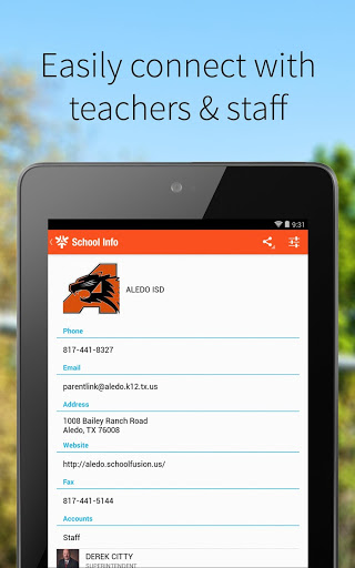 Aledo ISD Screen 2