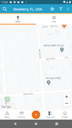 Screenshot of Newberry FL Connect