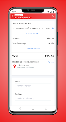 Lisis Lanches Screen 3