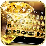 Gold Diamond Keyboard Theme icon
