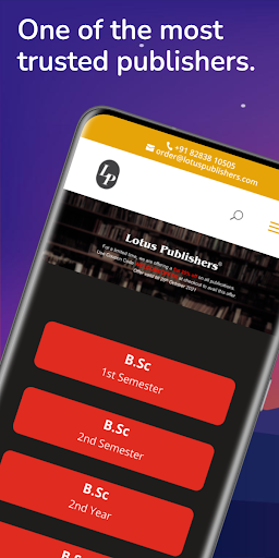 Android application Lotus Publishers screenshort