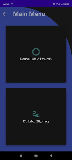 JKR Conduit & Trunking Size Screen 3