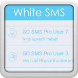 GO SMS White icon