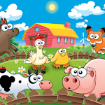 Cover Image of Download Farm animals for kids HD Lite  APK
