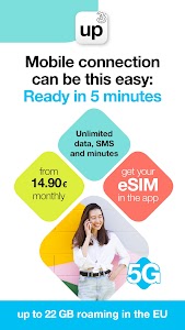 up3 eSIM: 5G Internet & Calls Unknown