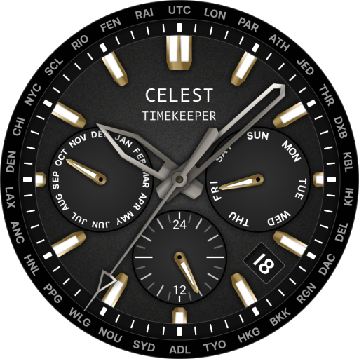 CELEST5446 Analog Watch logo