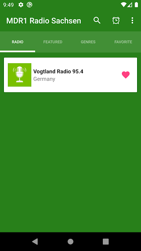 Android application Vogtland Radio 95.4 App screenshort