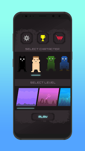 Android application Pixel World - Super run screenshort