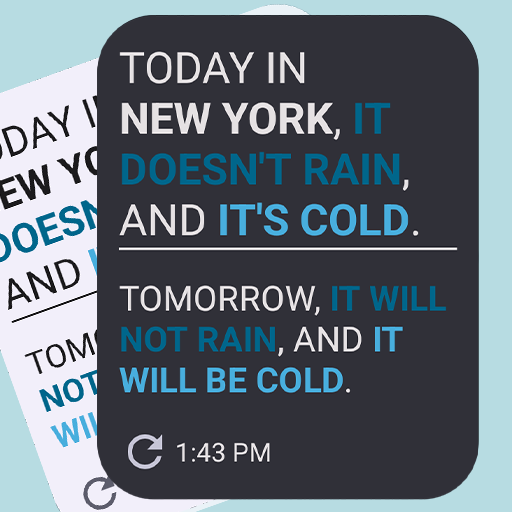 Textual Weather (Material You) 3.0.1 Icon